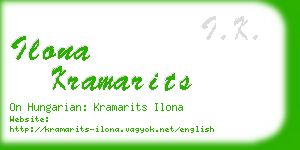 ilona kramarits business card